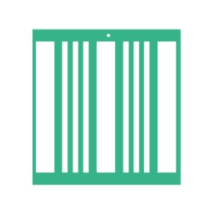 Stencil 25 x 25cms MCL - 4113 Lineas