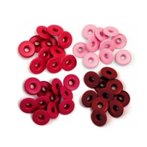 Ojalillos de aluminio 3/16 (0.5cms) 40 unidades We R Rojo 41585-5