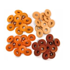Ojalillos de aluminio 3/16 (0.5cms) 40 unidades We R Naranja 41586-2