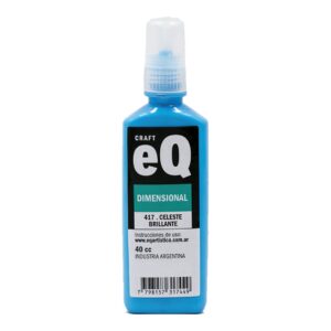Pintura dimensional EQarte 40ml Celeste