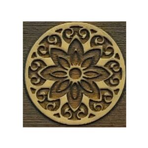 Sello 4x4cms Mandala 43