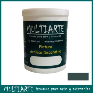 Pintura acrílica al agua Cemento 1 litro Multiarte