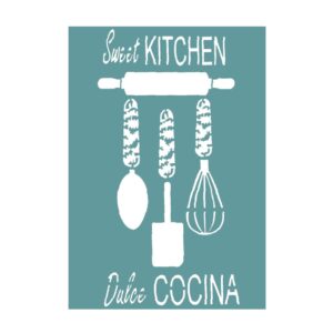 Stencil 20 x 30cms MCL - 4734 Kitchen