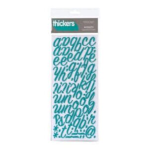 Letras dimensionales adhesivas Aqua 53078