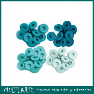 Ojalillos de aluminio 3/16 (0.5cms)  40 unidades We R Aqua 41589-3
