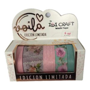 Pack de cintas Washi Ibi Craft Rosas 55770