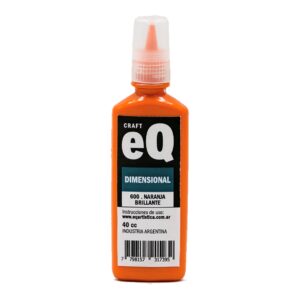 Pintura dimensional EQarte 40ml Naranja