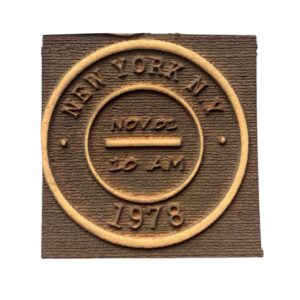 Sello 6x6cms New York 061