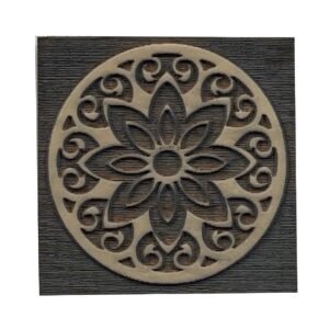 Sello 6x6cms Mandala 63