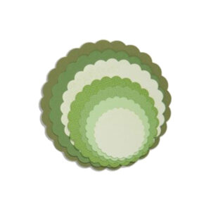 Cortante Framelits Sizzix - Circles, Scallop 8 piezas 657552