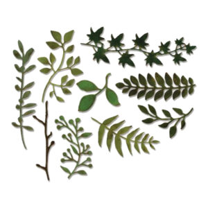 Cortante Thinlits Sizzix - Garden Greens by Tim Holtz 9 piezas - 661206