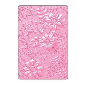 Placa de Embossing - 3-D Textured Impressions Bohemian Botanicals 661948
