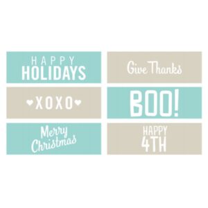 Placa de Embossing - Holiday We R 662597