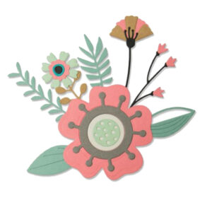 Cortante Thinlits Sizzix - Creative Florals 15 piezas 664450