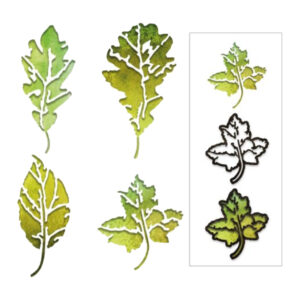 Cortante Thinlits Sizzix - Leaf Print by Tim Holtz 8 piezas 664970