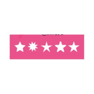 Stencil  6 x 20cms MCL - 698 Estrellas