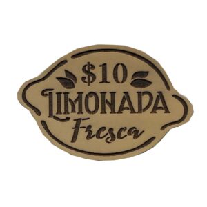 Sello bajo relieve 10x15cms Limonada 750