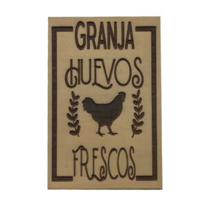 Sello bajo relieve 10x15cms Huevos 751