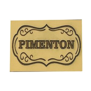 Sello bajo relieve 5x7cms Pimenton 797