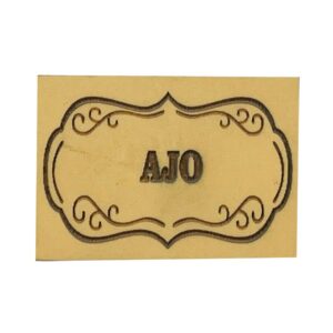 Sello bajo relieve 5x7cms Ajo 804