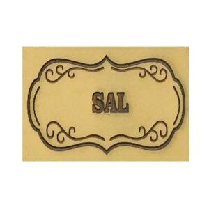 Sello bajo relieve 5x7cms Sal 809