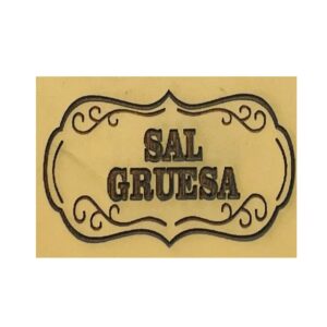 Sello bajo relieve 5x7cms Sal gruesa 810