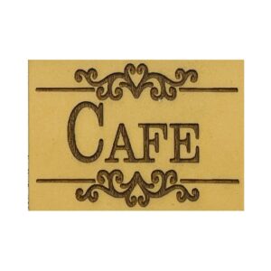Sello bajo relieve 5x7cms Cafe 813
