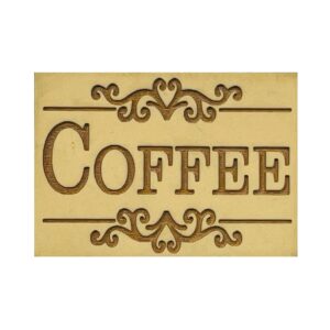 Sello bajo relieve 5x7cms Coffe 817
