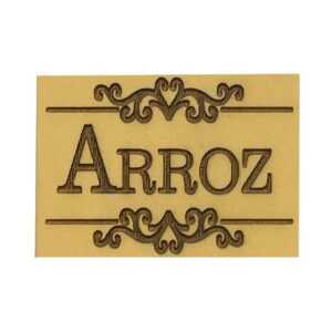 Sello bajo relieve 5x7cms Arroz 820