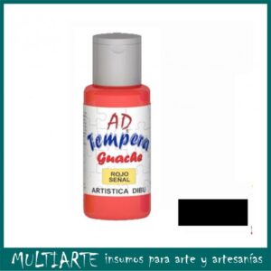 Témpera AD profesional 050ml 200-negro