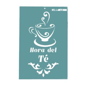 Stencil 20 x 30cms MCL -  868 Hora del Té