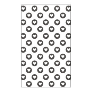 Placa de Embossing - Corazones
