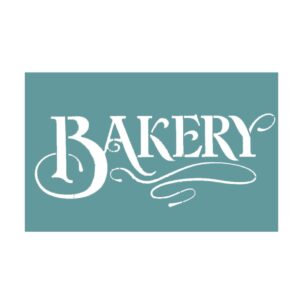 Stencil 20 x 30cms MCL -  891 Bakery
