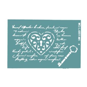 Stencil 20 x 30cms MCL -  895 Escritura