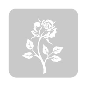 Stencil EQarte reutilizable 15 x 15cms 900 Rosa