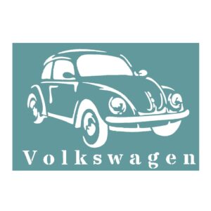 Stencil 20 x 30cms MCL -  902 Auto Fusca
