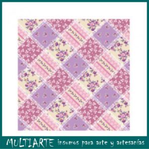 Lámina para decoupage 31,5cms x 31,5cms 01-114