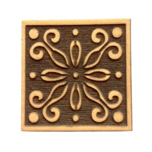 Sello 6x6cms Mayolica 923