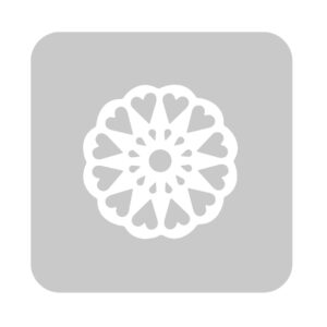 Stencil EQarte reutilizable 15 x 15cms 927 Mandala Corazon