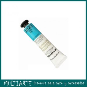 Pintura al óleo Nro 1023 Azul Fluorescente 20ml CORFIX