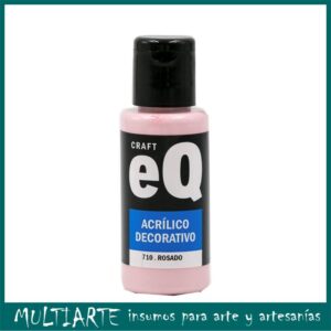 Pintura decorativa EQarte 50ml 710 Rosado