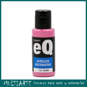 Pintura decorativa EQarte 50ml 712 Fucsia