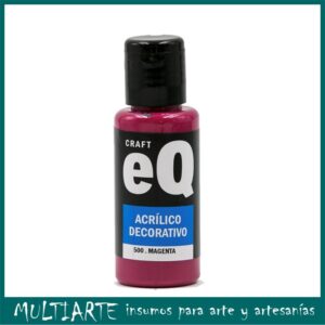 Pintura decorativa EQarte 50ml 500 Magenta