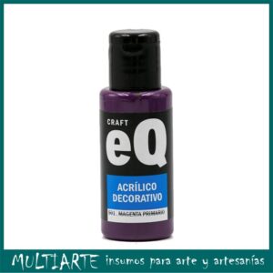 Pintura decorativa EQarte 50ml 501 Magenta Primario