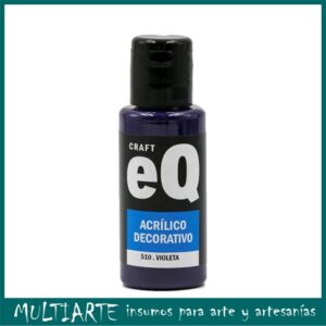 Pintura decorativa EQarte 50ml 510 Violeta