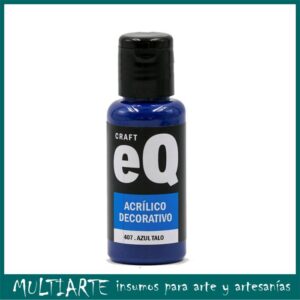 Pintura decorativa EQarte 50ml 407 Azul Ftalo