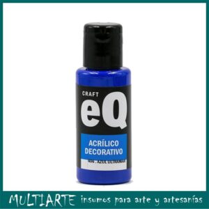 Pintura decorativa EQarte 50ml 406 Azul Ultramar
