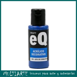 Pintura decorativa EQarte 50ml 404 Azul Cobalto