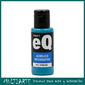 Pintura decorativa EQarte 50ml 414 Turquesa