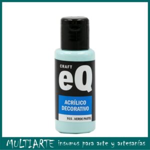 Pintura decorativa EQarte 50ml 915 Verde Pastel
